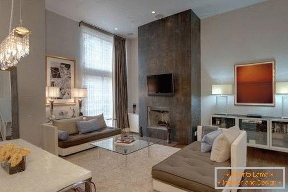 Како да се стави мебел во дневната соба од Фенг Шуи - совети со фотографии