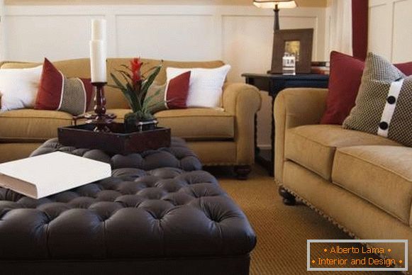 Луксузна дневна соба со мебел на фенг шуи