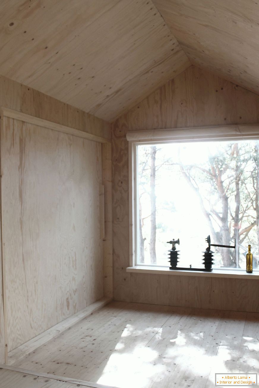Интерьер мини-дома Кабина Ermitage в Швеции