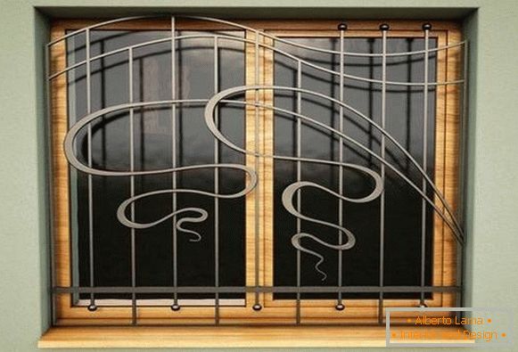 Невообичаени метални прозорски решетки за заштита