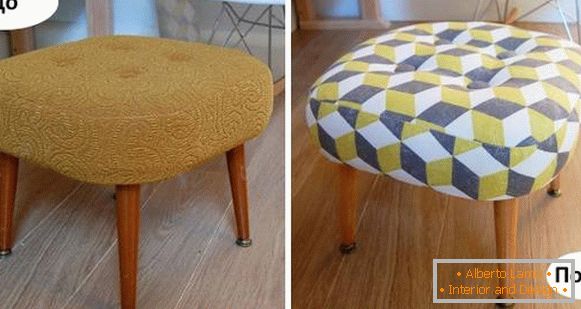 Поправка на тапациран мебел - слика на Османлијата пред и потоа
