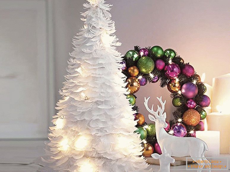 Светла и модерна Божиќна декорација - фото 7