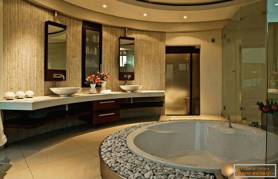 Модерен дизајн на бања во куќа