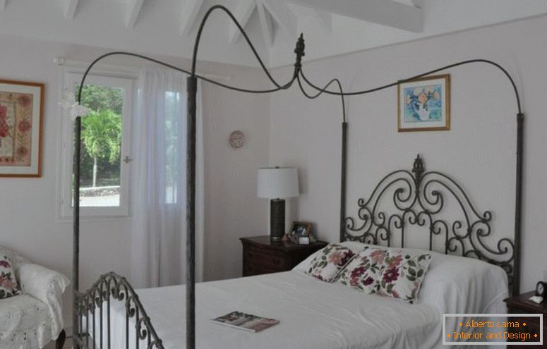 спална соба во стил на провинција
