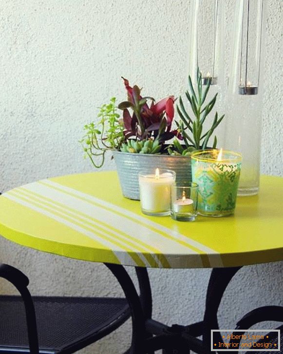 Сликање на масата: стилски ленти
