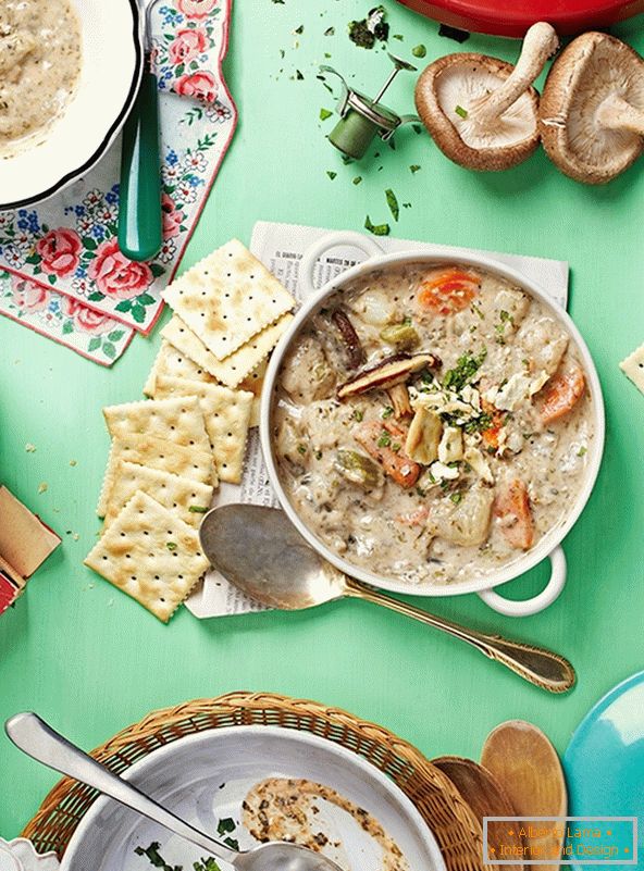 Ванеса Рис - супа со печурки