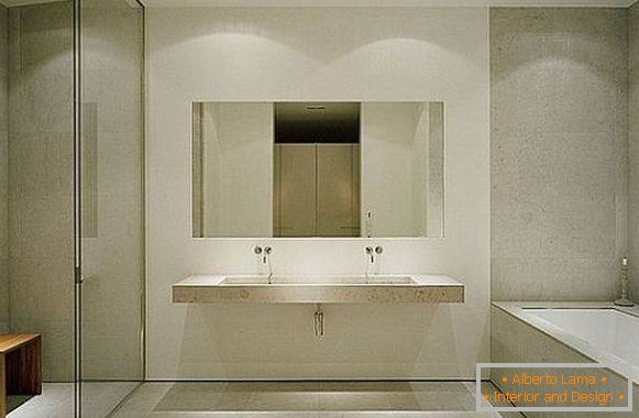 Минималистички дизајн на бања