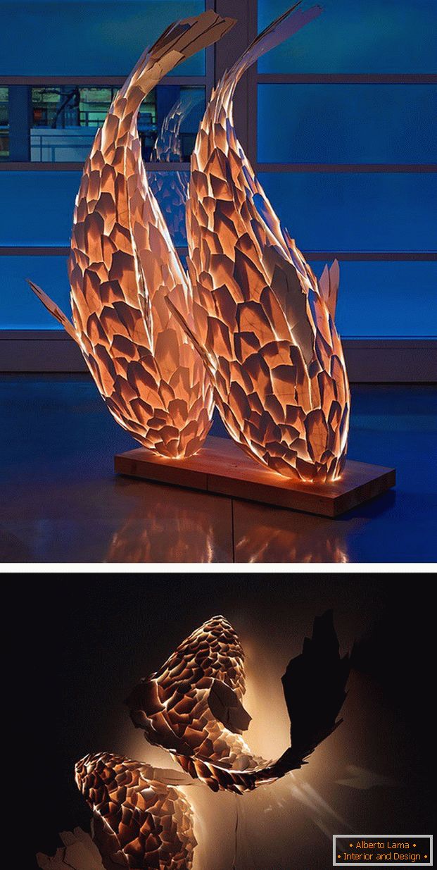 Светилки во форма на две риби