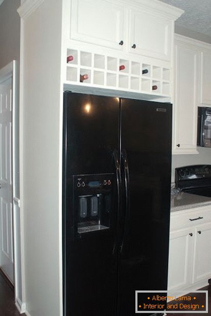Вграден фрижидер во мала кујна