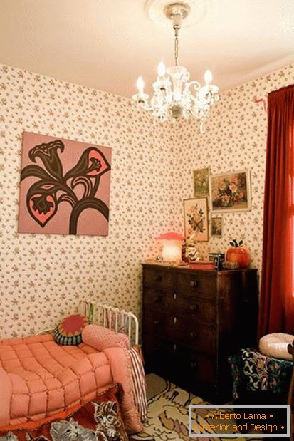 Гроздобер-розова соба декорација
