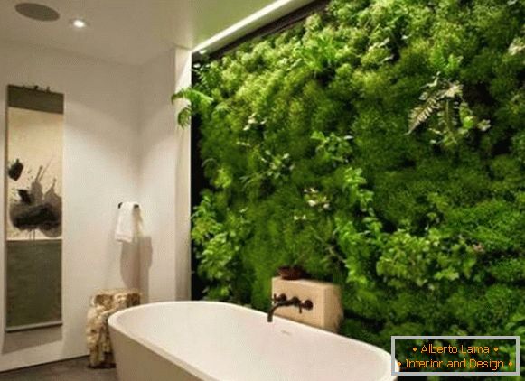 Зелен ѕид во бања дизајн