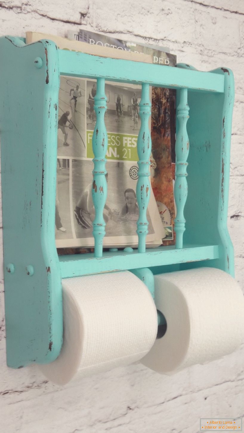 Тиркизна гроздобер држач за тоалетна хартија