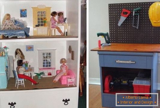 Преработка на стари комори за детски мебел