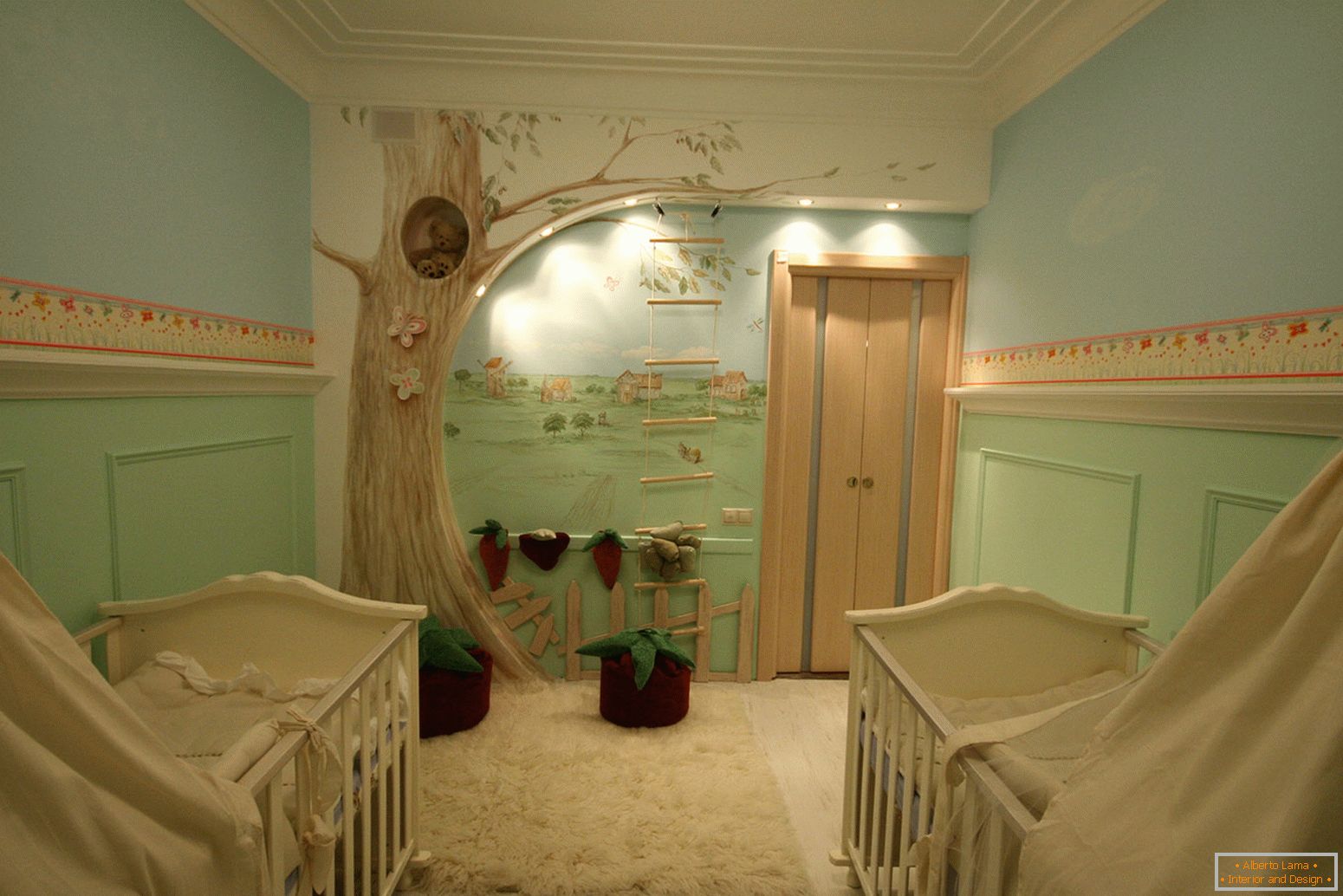 Прекрасен дизајн на мала детска соба