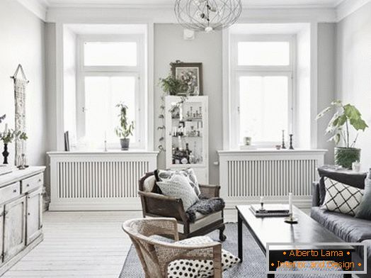 Класичен дизајн на стан во скандинавски стил