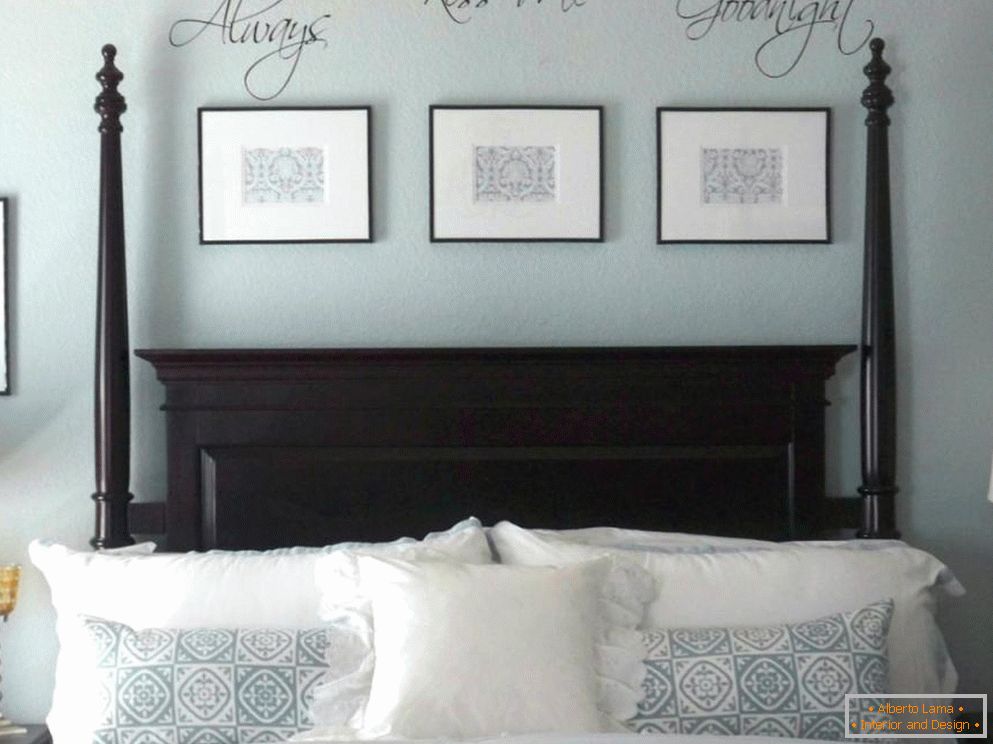 Романтична спална соба декор