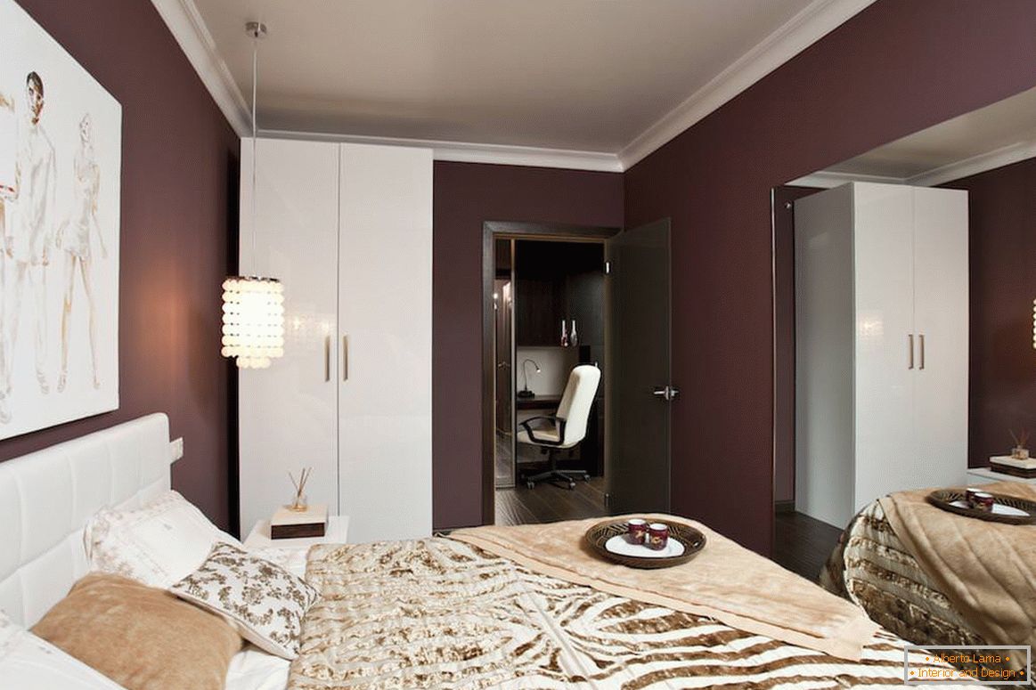 Спална соба стилски стан во Москва