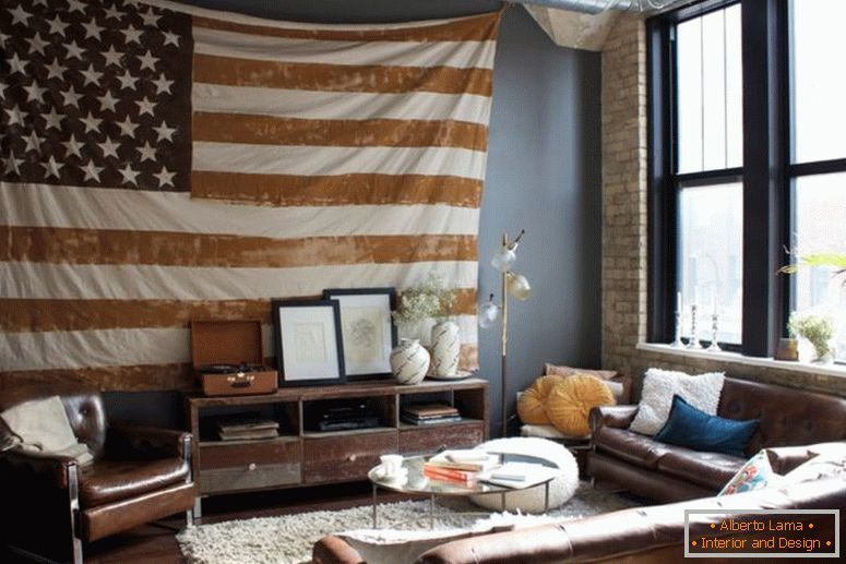 Американски стил во внатрешноста - 75 фотографии на идејни