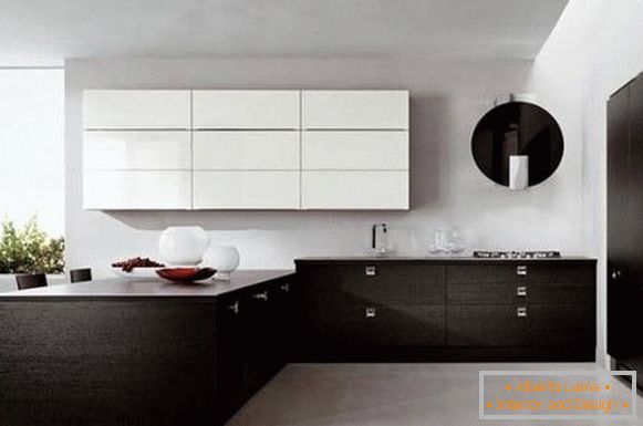 Црна и бела кујна, фото 14