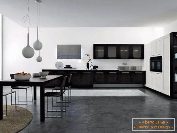 Црно-бела кујна, фото 7