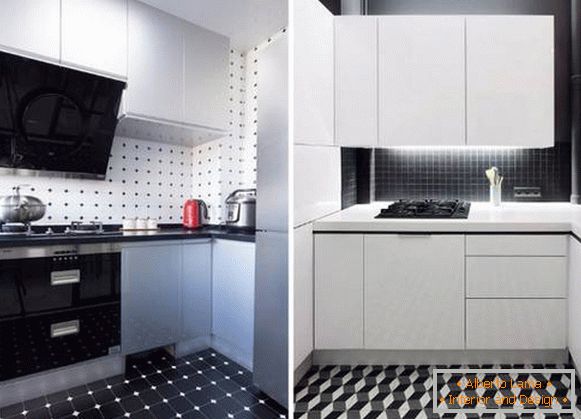 Црно-бела кујна, фото 9