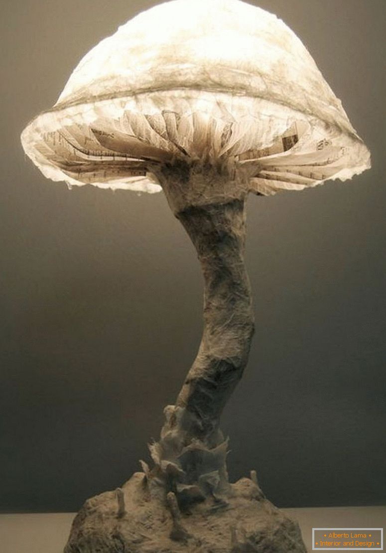 Светилка во форма на печурка