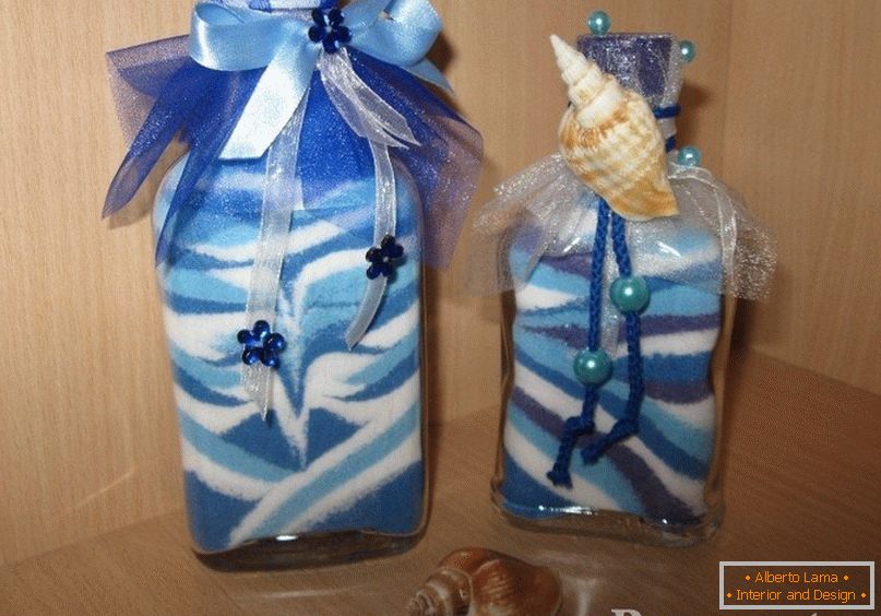 Море тема во шишиња со сол