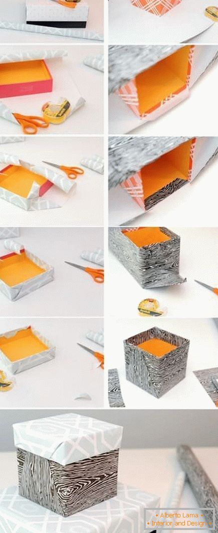 Како да лепиш кутија хартија
