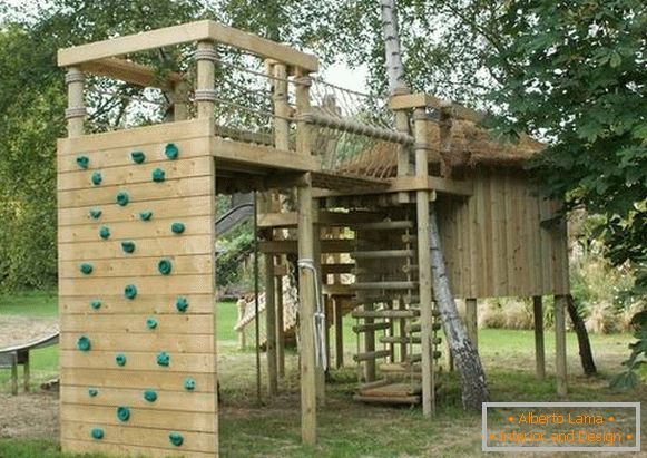 sportivnyy-детски комплекс од дрво