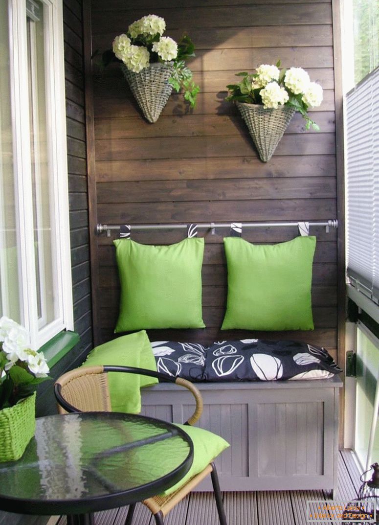 Дизајн на балкони надвор и внатре: топ-100 фотографии од