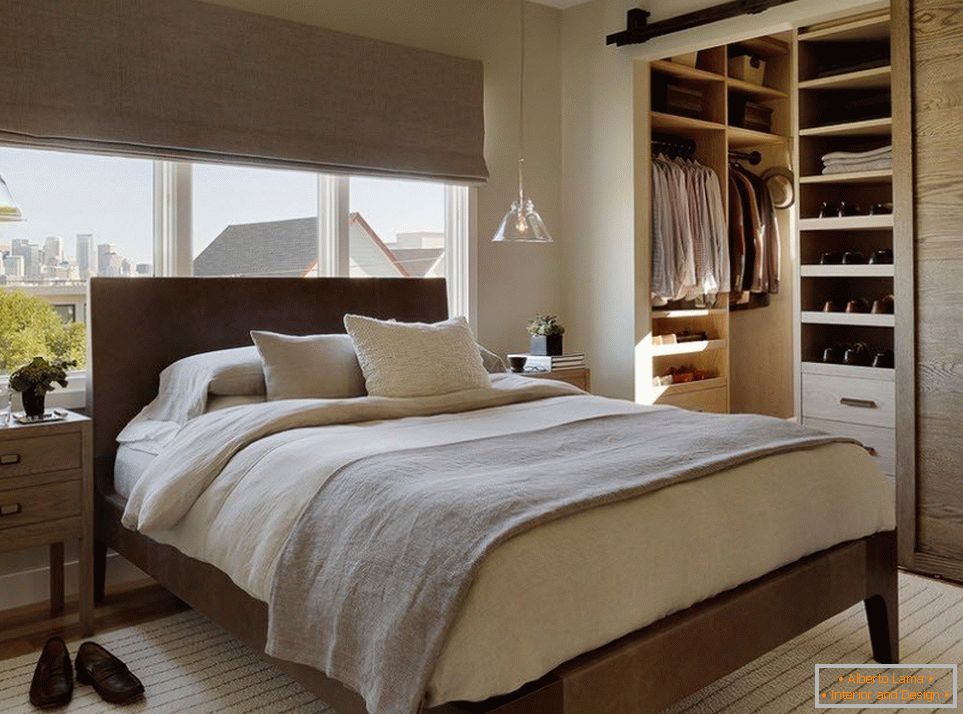 Спална соба со гардероба