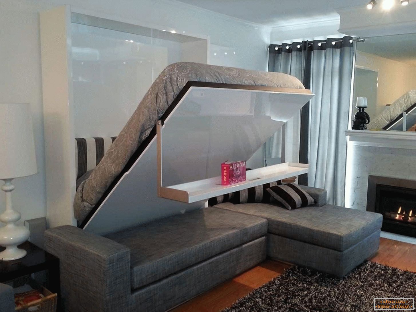 Софа кревет, удобен трансформатор за комбинирана дневна соба и спална соба