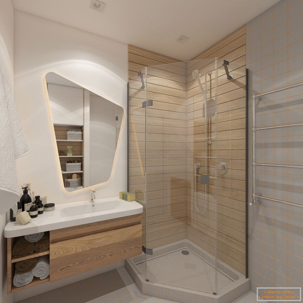 Внатрешен дизајн на бања во еко-стил