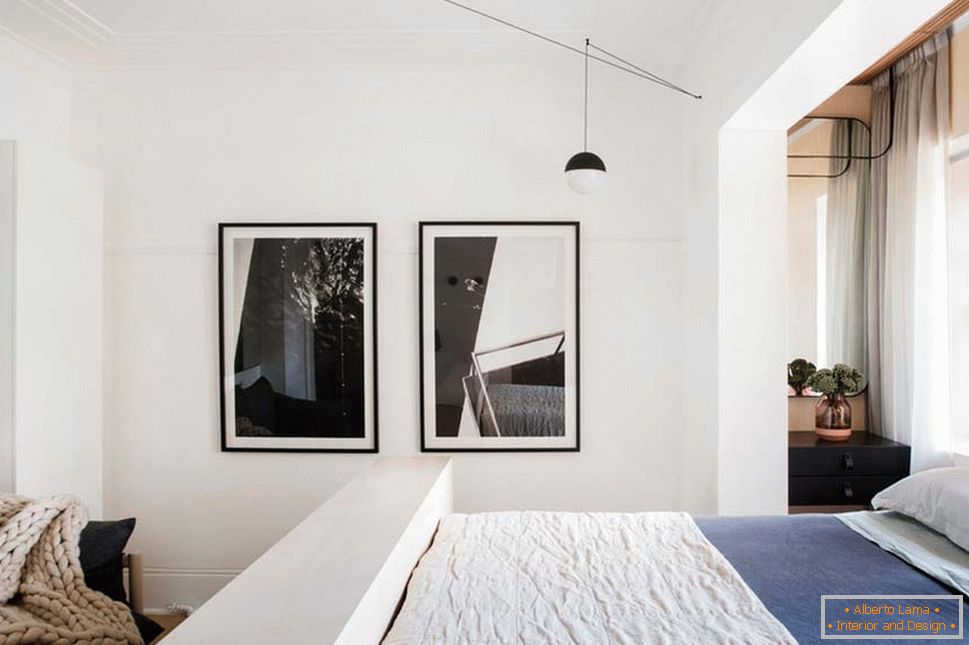 Внатрешен дизајн на мал стан во Сиднеј - спинка-подставка