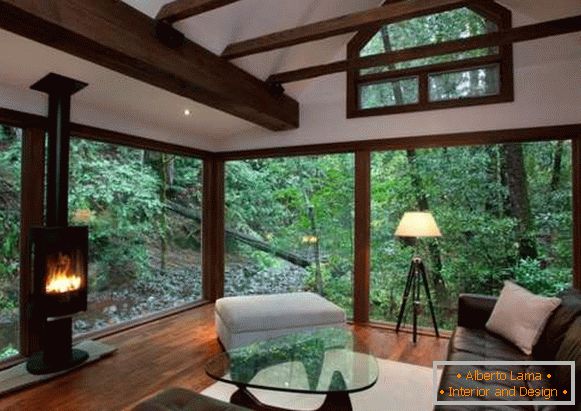 Внатрешен дизајн на селска куќа - фото соби во еко-стил