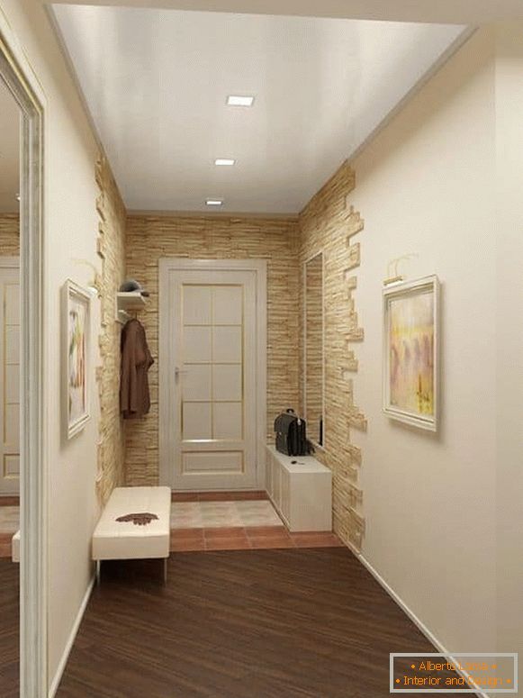 дизајн на тесен коридор во панел куќа