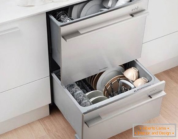 Машина за миење садови со две фиоки