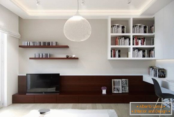 Модерен дизајн идеи за еднособен стан од 40 квадратни метри