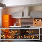 Кујната поставена во минималистички стил