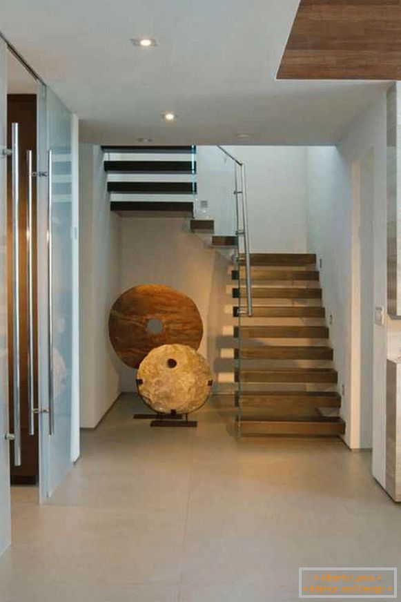 внатрешен дизајн на ходникот во куќата, фото 44