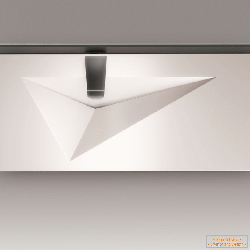 Дизајн на мијалник со невидлив мијалник од Архитектонската Дизајн Група