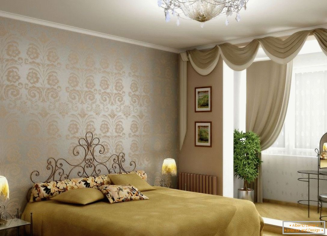 Класична спална соба со чардак