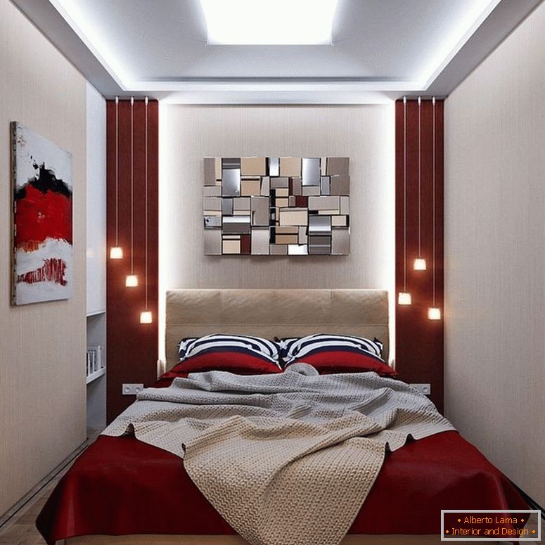 Тесна спална соба од 10 квадрати