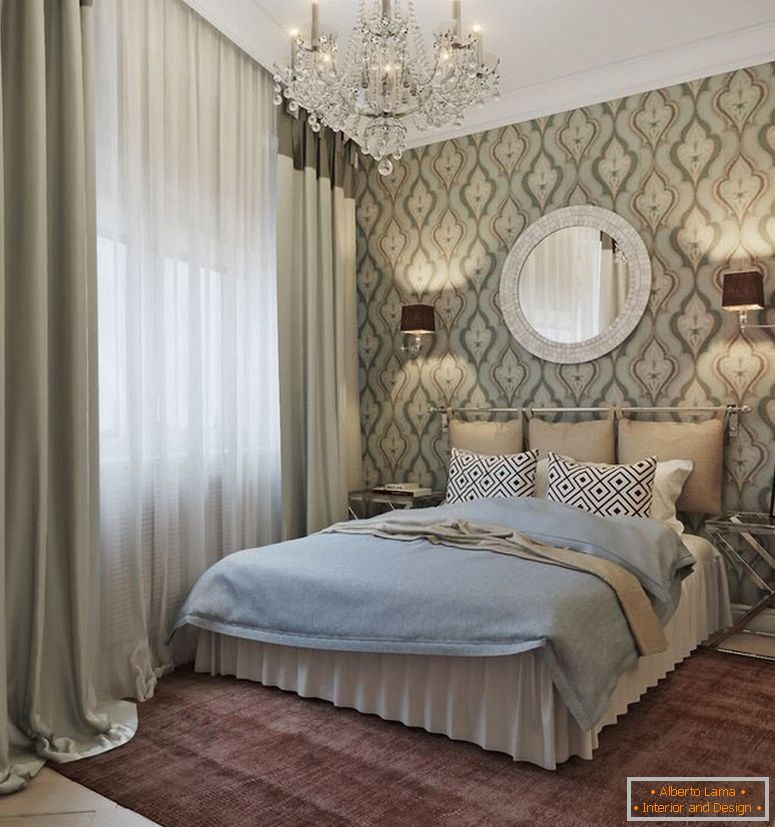 Стилски спална соба во класичен стил