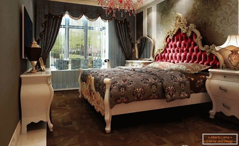 Ткаенините за ѕидни декорации и масивните завеси се добро прилагодени за класичните стилови за спални