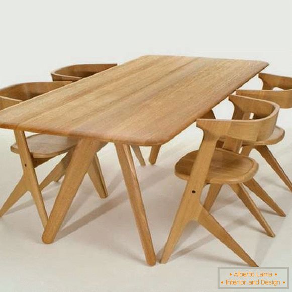 дрвени дизајнерски столчиња, фото 36