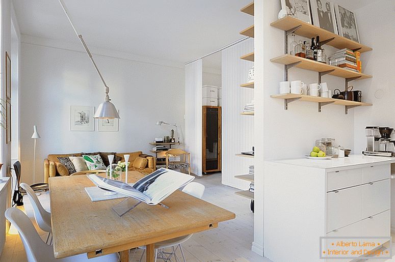Трпезарија на луксузни мали апартмани во Шведска