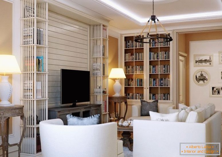 Дневна соба во италијански стил - 75 фотографии од дизајн