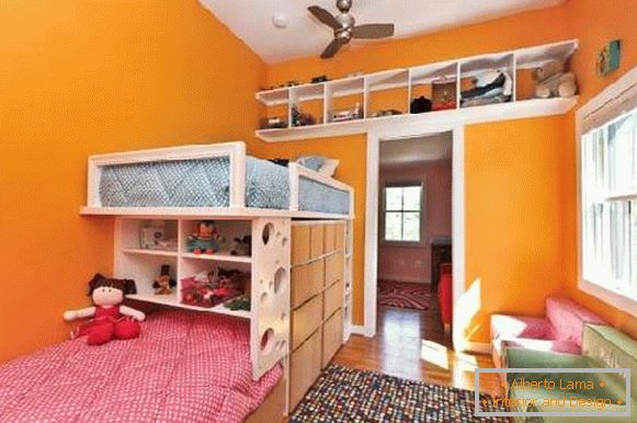 ентериери на детските соби за двајца од различни пол, фото 28