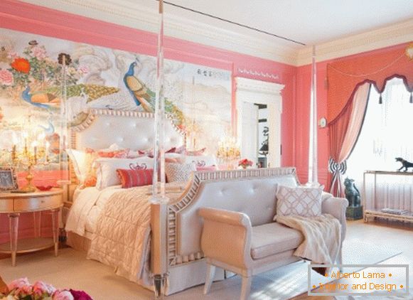 роскошный внатрешноста на детската спална соба для девочки в классическом стиле